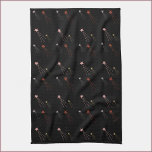 Pretty Starry Night Kitchen Towel<br><div class="desc">Pretty glittering stars design.</div>