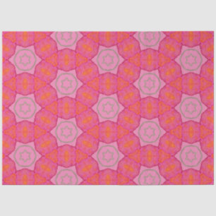 Pretty Stars Rosy Pink and Orange Tissue Paper