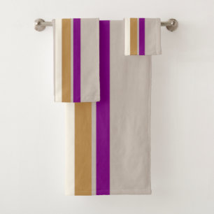 Pretty Striped Towel Set