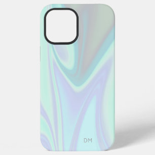 Pretty stylish modern elegant chick holographic iPhone 12 pro max case