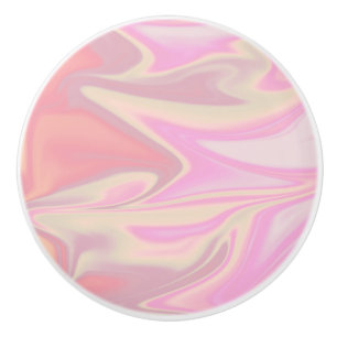 Pretty stylish modern elegant pink marble ceramic knob