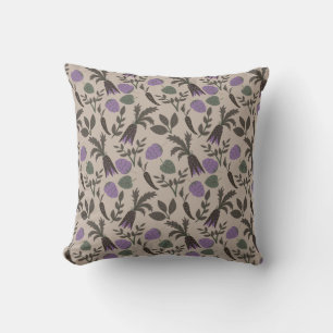 Pretty Summer Pattern Throw Pillow