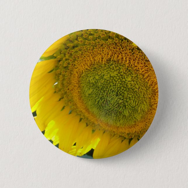 Pretty sunflower 2 inch round button (Front)