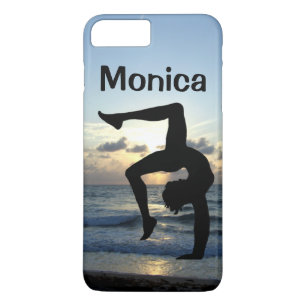 PRETTY SUNRISE PERSONALIZED GYMNASTICS PHONE CASE