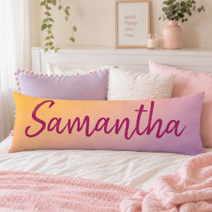 Pretty Sunset Ombre Body Pillow