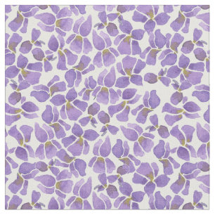 Pretty Sweet Violets Tossed Pattern Fabric