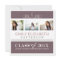Pretty Swirl Photo Collage Graduation Invitation