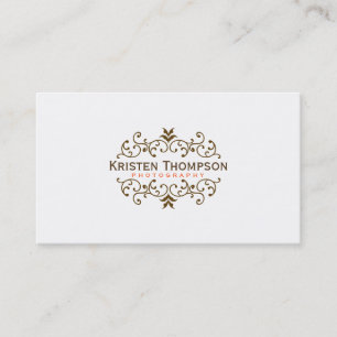 Pretty Swirls Business Card