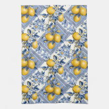 Pretty Talavera Tile All-Over Print Lemons