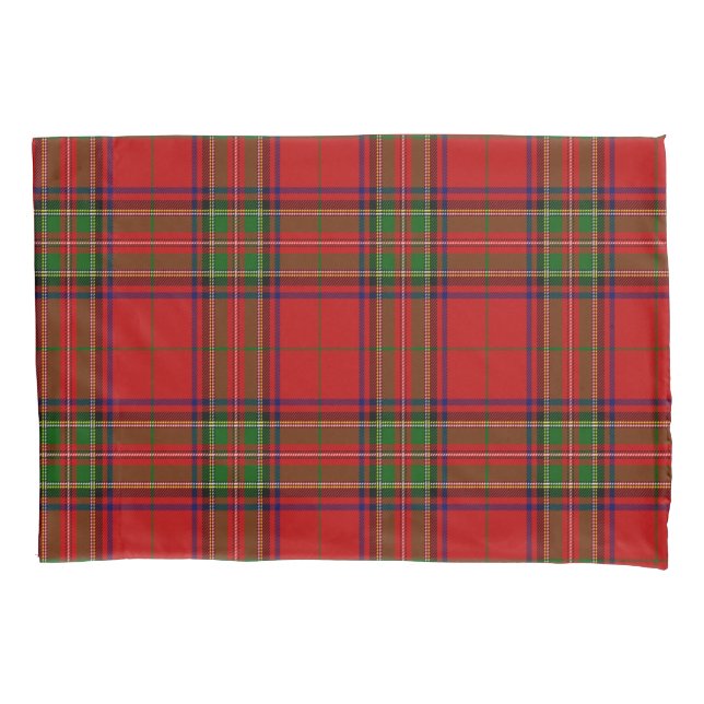 Pretty Tartan , Scottish Plaid, Trendy Pillowcase (Front)