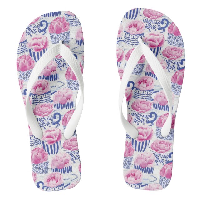 Pretty Tea Flip Flops (Footbed)