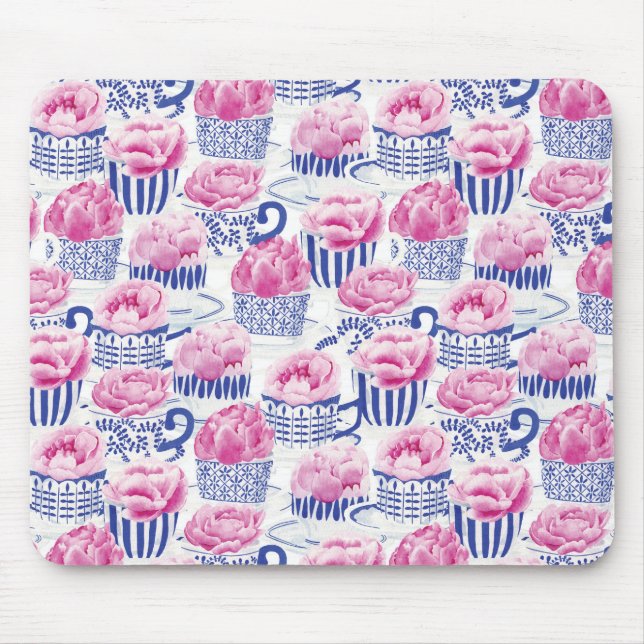 Pretty Tea Mouse Pad (Front)