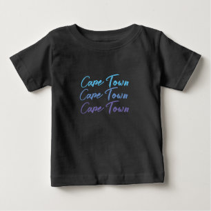 Pretty Text Colourful Cape Town baby T-Shirt