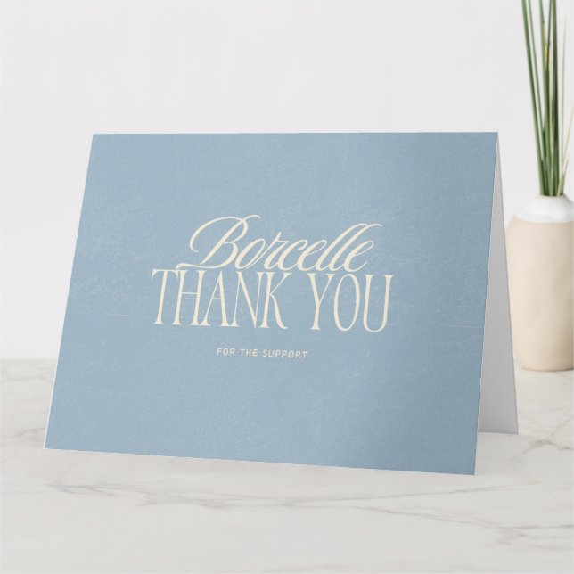 Pretty Thank You Card (Front)