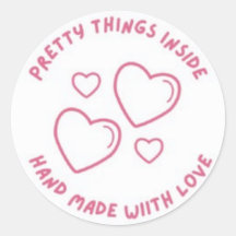 "Pretty Things Inside" Sticker