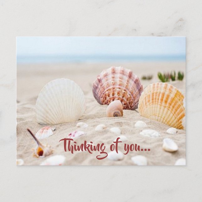 Pretty Thinking of You Postcard (Front)