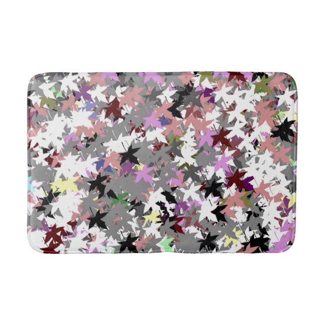 PRETTY TREE LEAVES BATH MAT (Front)