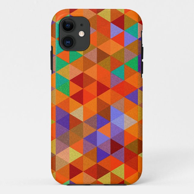 Pretty Triangle grunge pattern I + your ideas Case-Mate iPhone Case (Back)