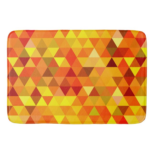 Pretty Triangle pattern I + your ideas Bath Mat (Front)