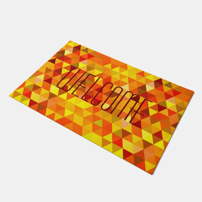 Pretty Triangle pattern I + your ideas Doormat (Angled)