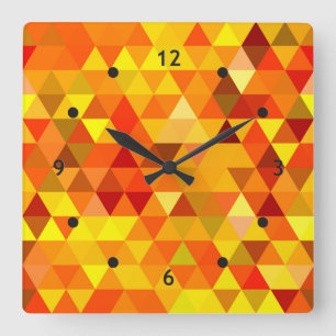 Pretty Triangle pattern I + your ideas Square Wall Clock