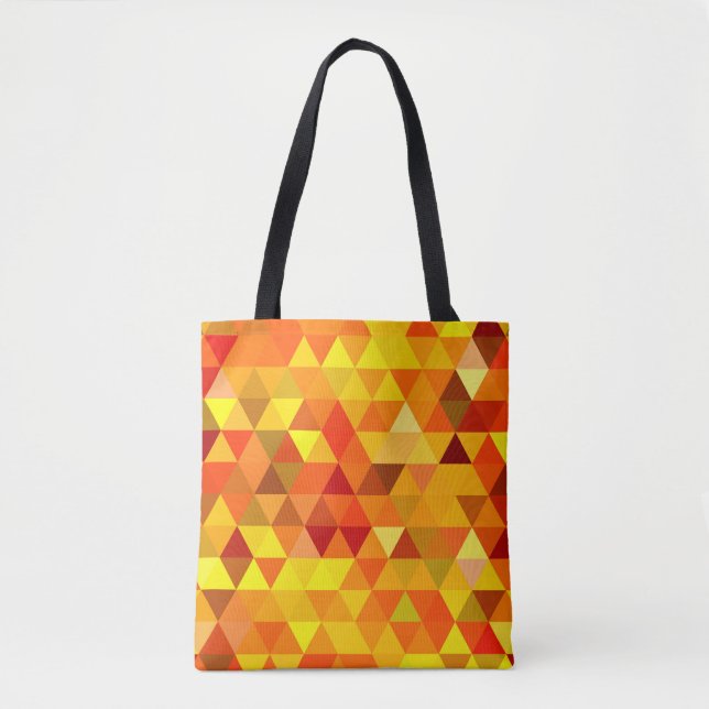 Pretty Triangle pattern I + your ideas Tote Bag (Front)