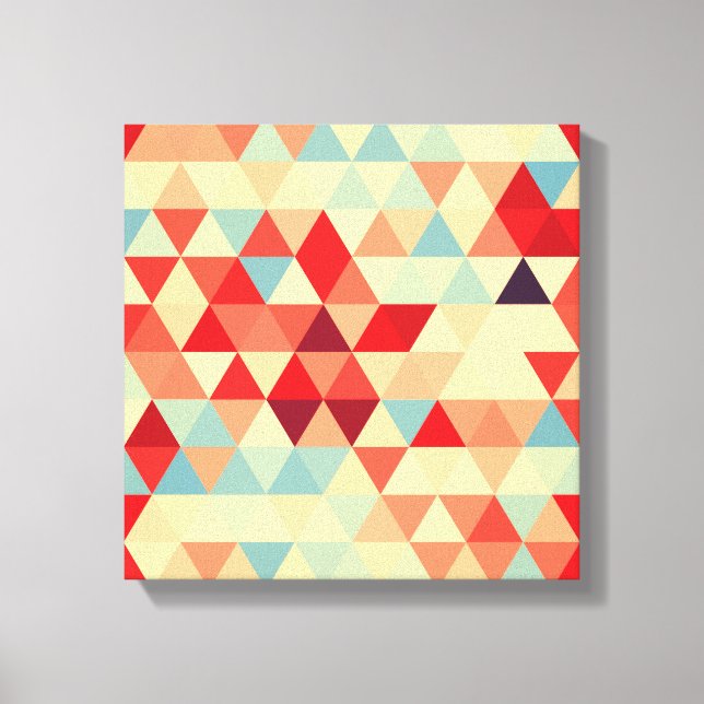 Pretty Triangle pattern II + your ideas Canvas Print (Front)