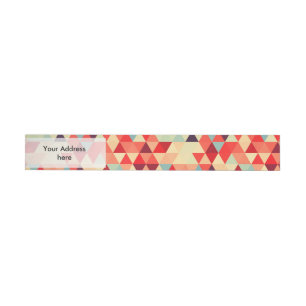 Pretty Triangle pattern II + your ideas Wraparound Address Label