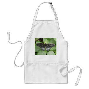 Pretty Tropical Butterfly and Flowers Apron