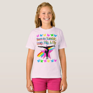 PRETTY TUMBLING GYMNAST GIRL T-Shirt