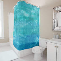 Pretty Turquoise Blue Water Pattern