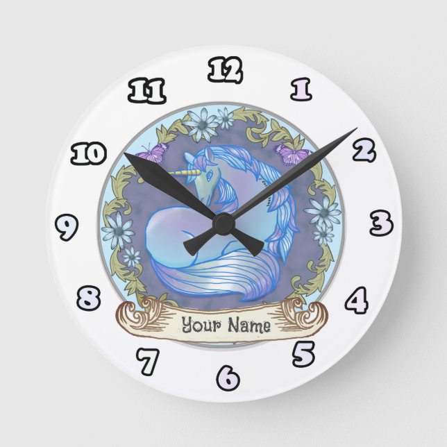 Pretty Unicorn clock (Front)