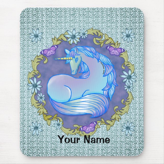 Pretty Unicorn  Mousepad (Front)