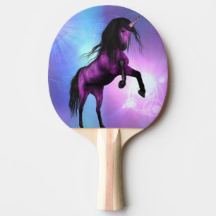 Pretty Unicorn Ping Pong Paddle