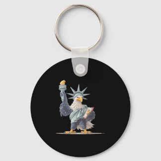 Pretty Usa Statue Costume For Patriotic Clothes Lo Keychain