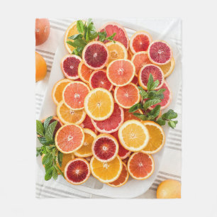 Pretty Vegetables Fleece Blanket