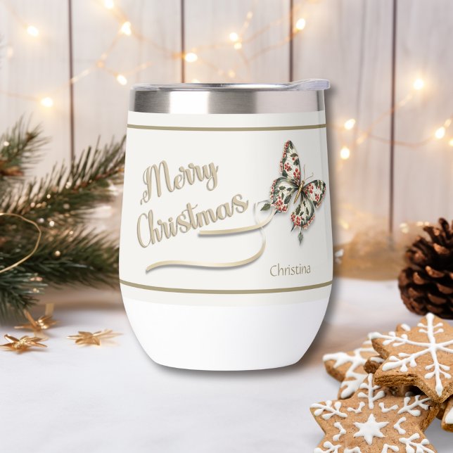 Pretty Vintage Christmas Butterfly  (Creator Uploaded)