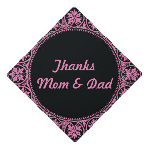 Pretty Vintage Design Graduation Cap Topper