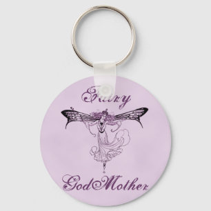 Pretty Vintage Fairy Decal Keychain