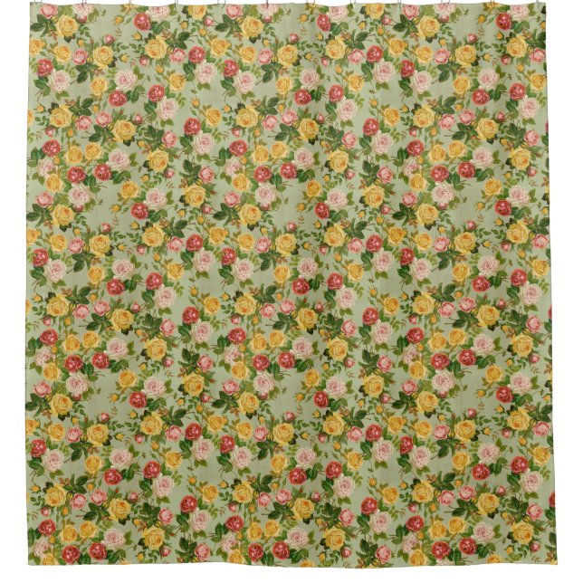 Pretty Vintage Floral Rose Pattern Girly (Front)