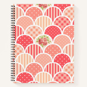 Pretty vintage l Decorative pattern with floral Notebook