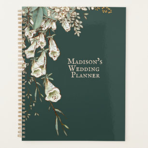 Pretty Vintage Name Personalized Wedding Planner