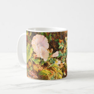 Pretty Vintage petunias flowers floral painting Coffee Mug