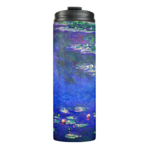 Pretty Vintage Water Lilies by Claude Monet Thermal Tumbler
