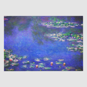 Pretty Vintage Water Lilies by Claude Monet Tissue Paper