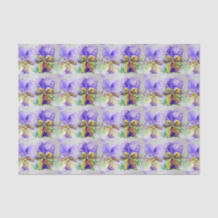Pretty Viola Flower Floral Purple Pattern Violas T Tissue Paper