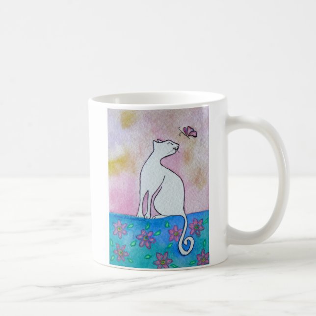 Pretty, Watercolor Art Mug (Right)