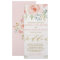 Pretty Watercolor Blush Pink Floral Rose Wedding