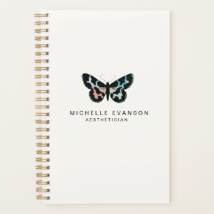 Pretty Watercolor Butterfly Logo Minimalist Planner