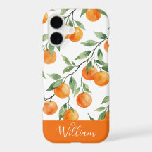 Pretty Watercolor,Citrus Personalize Pattern 